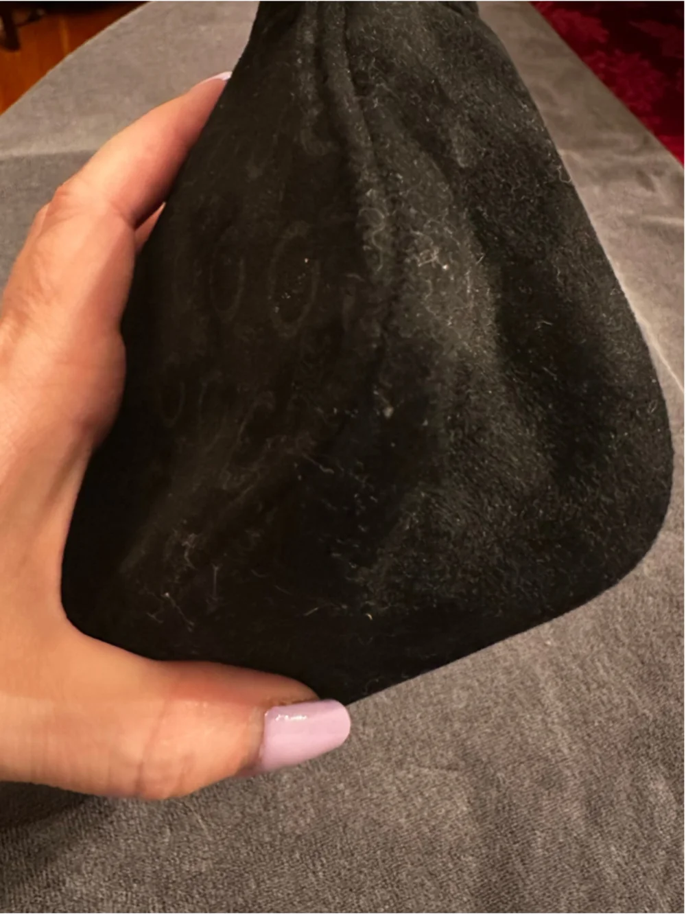 Celine Black Suede Mini Bag